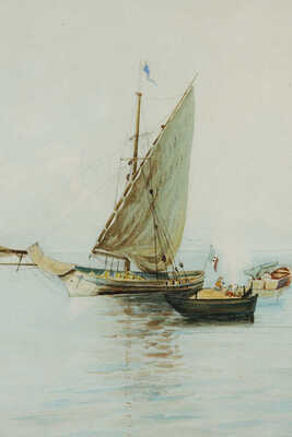 Лагорио Лев Феликсович. Парусник в море